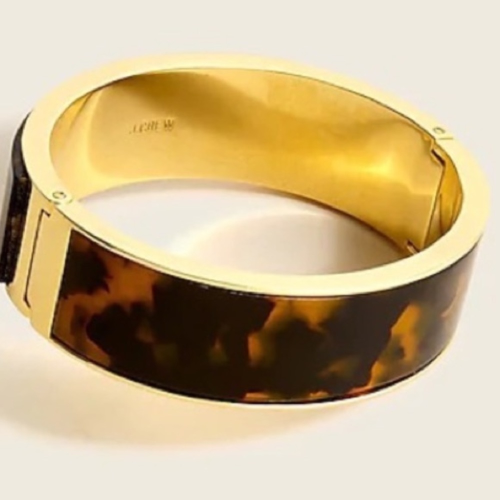 NWT J.Crew Tortoise Clamp‎ Bracelet